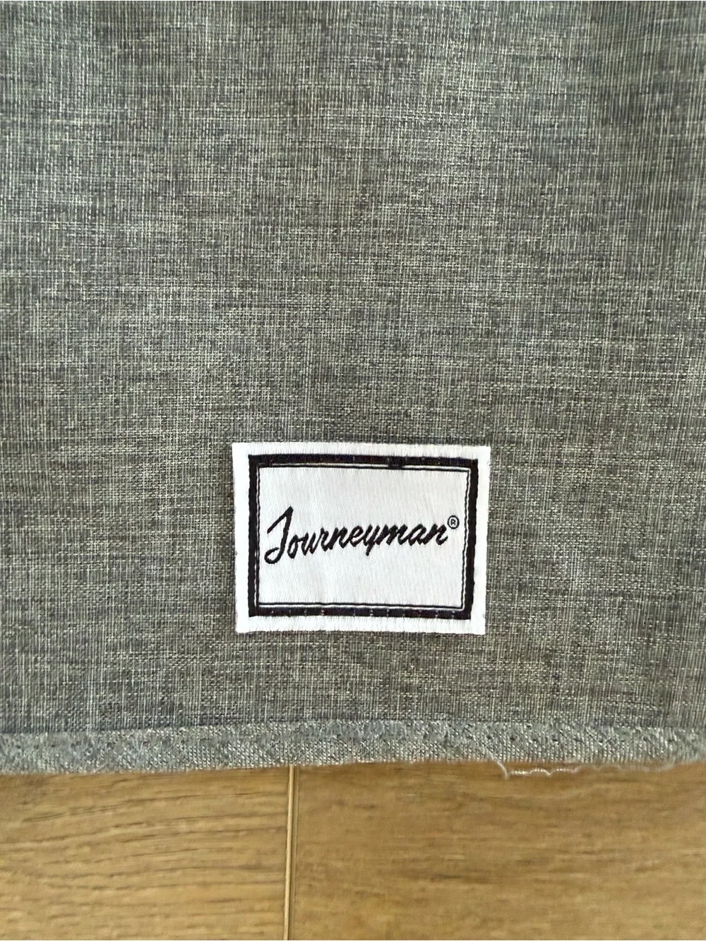 Journeyman Brand Gray Messenger Bag Herschel Style Tote 14.5” X 8.5” NWT